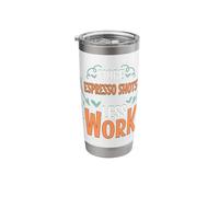 More Espresso Shots Less Work Coffee Lover Stainless Steel Insulated Tumbler