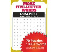 More Five-Letter Words: Large Print Word Search Vol. 2