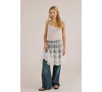 More For Me Mini Slip Skirt by Intimately at Free People in White Alyssum, Size: Small - female