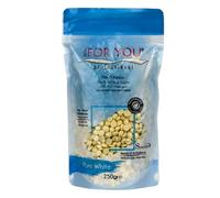 More For You Film Hand Wax Beans 250 g - Hot Wax Warm Wax Hair Removal Hot Wax Sir Agda Hair Removal Wax (Pure White)