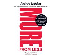 MORE FROM LESS by ANDREW MCAFEE Paperback Self Help Business