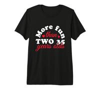 More Fun Than 2 35 Year Olds 70th Birthday Funny Premium T-Shirt