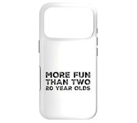 More Fun Than Two 20 Year 40 Funny 40th Birthday Party Humor Case for iPhone 17 Pro