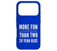 More Fun Than Two 20 Year 40 Funny 40th Birthday Party Humor Case for iPhone 17 Pro