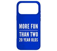 More Fun Than Two 20 Year 40 Funny 40th Birthday Party Humor Case for iPhone 17 Pro Max