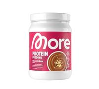 MORE High Protein Pudding Powder, Chocolate Base, 360 g, 12 Servings, creamy pudding with less fat, calories and sugar - made in Germany