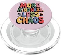 MORE KINDNESS LESS CHAOS Kids Boys Positive Saying Be Kind PopSockets PopGrip for MagSafe