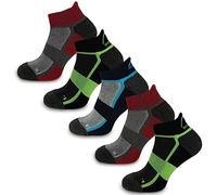 More Mile Bamboo Comfort Running Socks 5 Pack Mens Cushioned Sports Trainer Sock
