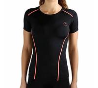 More Mile Compression Short Sleeve Womens Top - Black - M