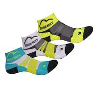 More Mile Endurance Junior Running Socks 3 Pack Coolmax Cushioned Breathable