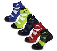 More Mile Endurance Mens Running Socks 5 Pack Coolmax Cushioned Breathable