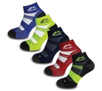 More Mile Endurance Mens Running Socks 5 Pack Coolmax Cushioned Breathable