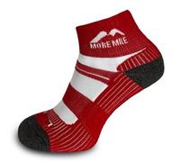 More Mile Endurance Running Socks - Red - 11-13