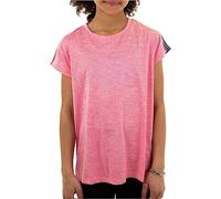 More Mile Girls Cap Short Sleeve Training Top - Pink - 13-14 Years