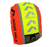 More Mile High Visibility Water-Resistant Backpack Cycle Cover, Weatherproof Reflective Rucksack Cover