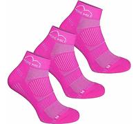 More Mile London 2.0 (3 Pack) Eco Friendly Running Socks Cushioned Sports Sock
