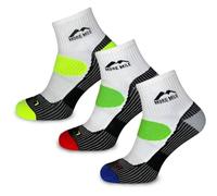 More Mile London Womens 3 Pack Cushioned Running Socks Marathon Training Comfort