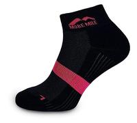 More Mile Preventer Double Layer Womens Running Socks - Blue - 2-5