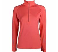 More Mile Vancouver Half Zip Long Sleeve Womens Running Top - Pink - L