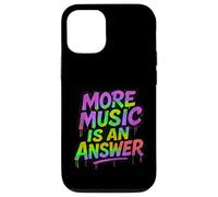 'More Music,is an Answer' Musicians Graffiti style Case for iPhone 12/12 Pro