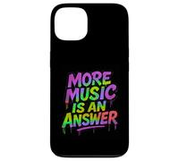 'More Music,is an Answer' Musicians Graffiti style Case for iPhone 13