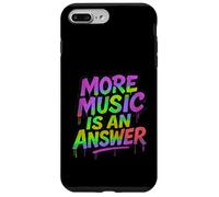 'More Music,is an Answer' Musicians Graffiti style Case for iPhone 7 Plus/8 Plus