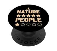 More Nature Less People Introvert Solo Hiker PopSockets Adhesive PopGrip