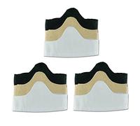 More of Me to Love 100% Cotton Bra Liner 9Pack (3 x Black, 3 x Beige, 3 x White) - Medium