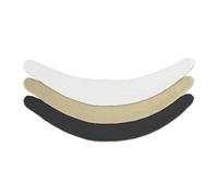 More of Me to Love Cotton and Viscose Blend Tummy Liner- 3-Pack, X-Large, Black, Beige, White