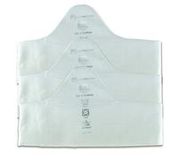 More of Me to Love Cotton Bra Liner White, Large, 3-Pack