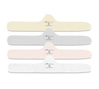 More of Me to Love Organic Cotton and Bamboo Bra Liner 4-Pack (Pearl White, Blush Pink, Stone Gray, Fawn Beige), White, Pink, Gray, Beige, L