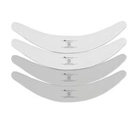More of Me to Love Organic Cotton Tummy Liner 4-Pack (2 x Pearl White and 2 x Stone Gray) (Small)
