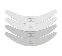 More of Me to Love Organic Cotton Tummy Liner 4-Pack Large (2 x Pearl White and 2 x Stone Gray)