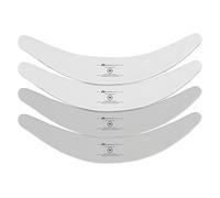 More of Me to Love Organic Cotton Tummy Liner 4-Pack Medium (2 x Pearl White and 2 x Stone Gray)