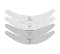 More of Me to Love Organic Cotton Viscose Belly Pads 4 Pack XXL (2 Pearl White and 2 Stone Grey)