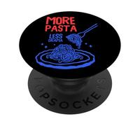 More Pasta Less Drama Funny Food Quote PopSockets Adhesive PopGrip