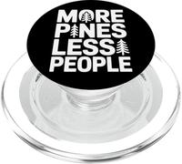More Pines Less People Introvert Solo Hiking Saying PopSockets PopGrip for MagSafe