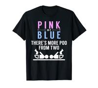 More Poo From Two - Twin Babies Gender Reveal T-Shirt T-Shirt