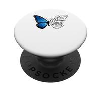 More Precious Than Jewels Proverbs Quote Butterfly Art PopSockets Adhesive PopGrip