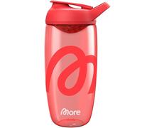 More Premium Shaker, 700 ml, Red, Built-in Mixing Strainer with Premium Ecozen Plastic