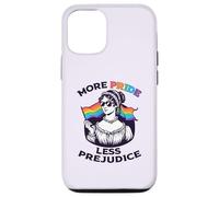 MORE PRIDE LESS PREJUDICE Jane Austen LGBT Sunglasses Meme Case for iPhone 12/12 Pro