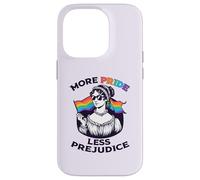 MORE PRIDE LESS PREJUDICE Jane Austen LGBT Sunglasses Meme Case for iPhone 14 Pro