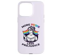 MORE PRIDE LESS PREJUDICE Jane Austen LGBT Sunglasses Meme Case for iPhone 15 Pro Max