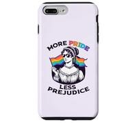 MORE PRIDE LESS PREJUDICE Jane Austen LGBT Sunglasses Meme Case for iPhone 7 Plus/8 Plus