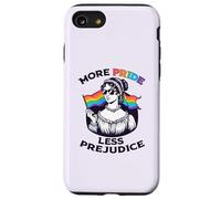 MORE PRIDE LESS PREJUDICE Jane Austen LGBT Sunglasses Meme Case for iPhone SE (2020) / 7/8