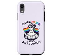 MORE PRIDE LESS PREJUDICE Jane Austen LGBT Sunglasses Meme Case for iPhone XR