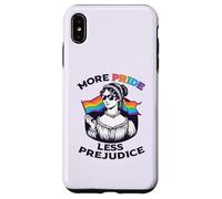 MORE PRIDE LESS PREJUDICE Jane Austen LGBT Sunglasses Meme Case for iPhone XS Max