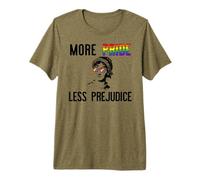 More Pride Less Prejudice Jane Austen LGBT Sunglasses Meme Premium T-Shirt