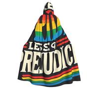 More-Pride-Less-Prejudice-Lgbt Adult Witch Hooded Cape, Halloween Costume Hooded Cloak