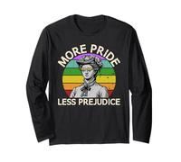 More Pride Less Prejudice Pride Month LGBTQ Gay Lesbian Long Sleeve T-Shirt